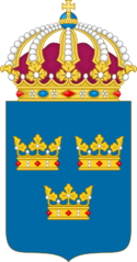 Kolme kruunua Ruotsin vaakunassa