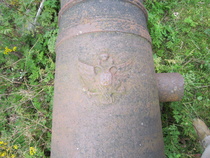 Putki on Venäjän vallan ajalta ja kuului aikanaan Helsingin merilinnoituksen tykkeihin