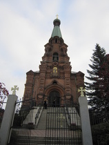 Retki aloitettiin tutustumalla Tampereen ortodoksiseen kirkkoon 