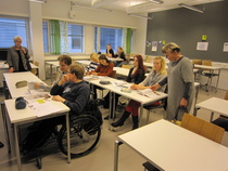 Opetuksen seuraamista luokassa.