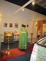 Syntymäpäivään liittyvä hartaushetki Mellunmäen ortodoksisessa kirkossa