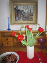 kukkia, jotka jouluaattoiltana 