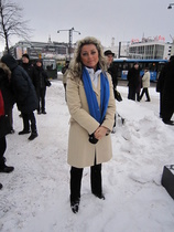 Muistojuhlaa oli tullut seuraamaan myös kansanedustaja Kike Elomaa