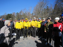 Osallistuimme Mikko Selinin kanssa Varsinais-Suomen Kiltapiirin järjestämään Kenraalintien marsiin Turun Kakskerrassa