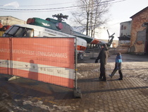 aina Merimuseolle asti ja sieltä kiertäen Kaarlin kirkolle.