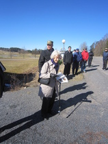 Marssin suojelija, kreivitär Karin-Birgitte Ehrnrooth puhuu marssijoille