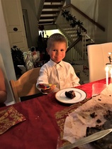 Viktor kotonaan jouluaattona 2018