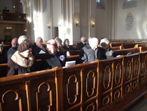 Kirkkopyhän osanottajia