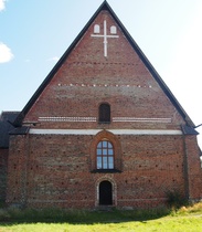 Kirkon läntinen pääty