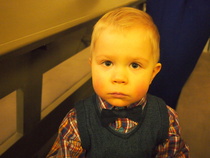 Vakava Viktor Paavalin kirkossa vuoden 2016 alkupuolella.