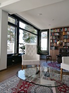 Riitankujan olohuone ennen linjasaneerausta