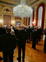 kaupungin vastaanotolla