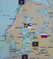 Tämä kartta liittyi hänen esitykseensä.