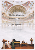 Osallistuimme Eeva-Leenan kanssa Kansalliskirjaston Kupolisalissa järjestettyyn Carl Ludvig Engelin elämää kuvaavaan konserttitapahtumaan.