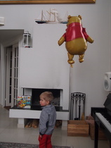 Tässä sitä ollaan Nalle Puh ja Viktor!