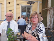 Koko viisiosaisen menun syöminen kesti pari tuntia. Ruoka maistui meistä kaikista oikein hyvältä. Kiitos ruoasta ja yhdessäolosta!