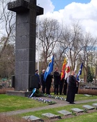 Kaatuneitten muistopäivän tilaisuus Lamminpään hautausmaalla 15.5.2022