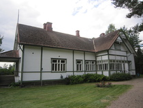 Luumäen Kotkaniemi sisääntulotieltä katsottuna 