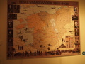 Viron vapaussodasta 1918-1920 kertova kartta museossa