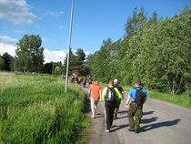 Osallistuin itse 15 kilometrin marssiin, jonka reitti kierteli Tuusulan kunnan ja Keravan kaupungin alueilla.