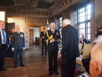 Tässä on jakovuorossa kontra-amiraali Kari Takanen.