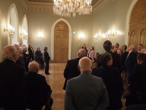 Linnan remontissa, joka kesti lähes kaksi vuotta myös tämän goottilaisen salin seinät ja 