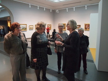 Eeva-Leena oli tilannut ruotsinkielisen opastuksen.