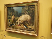 Sikoja ja harakoita, Ferdinand von Wright 1875