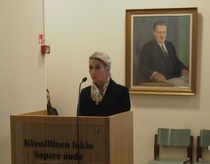 Juhlapuhuja oli Erika Sauer