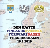 6. Suomenruotsalaisten maanpuolustuspäivän ohjelmalehtisen kansi